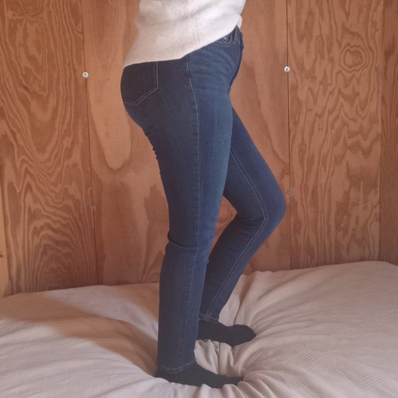 Blue skinny jeans dark wash - Picture 3 of 6